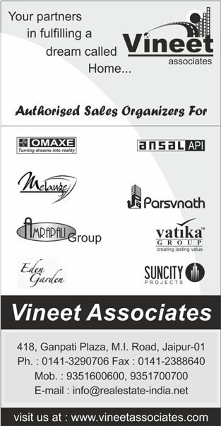Newspaper Classified Advertisement - Vineet Associates