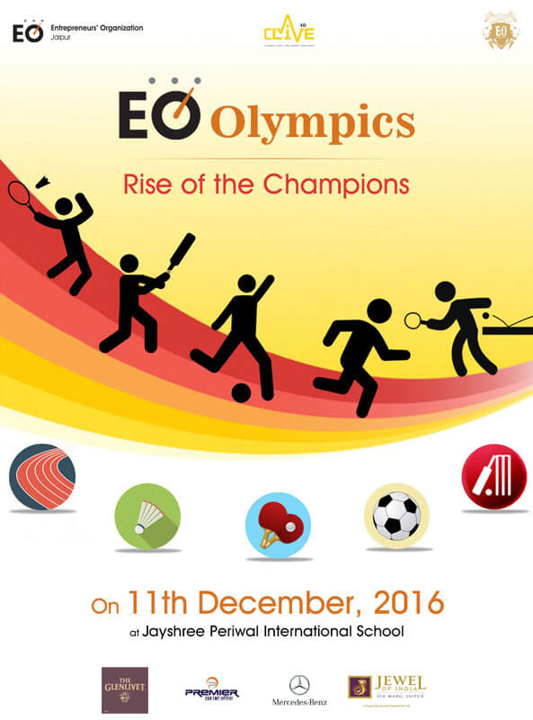 Poster Designing for EO Olympics - Entrepreneur Organization Jaipur
