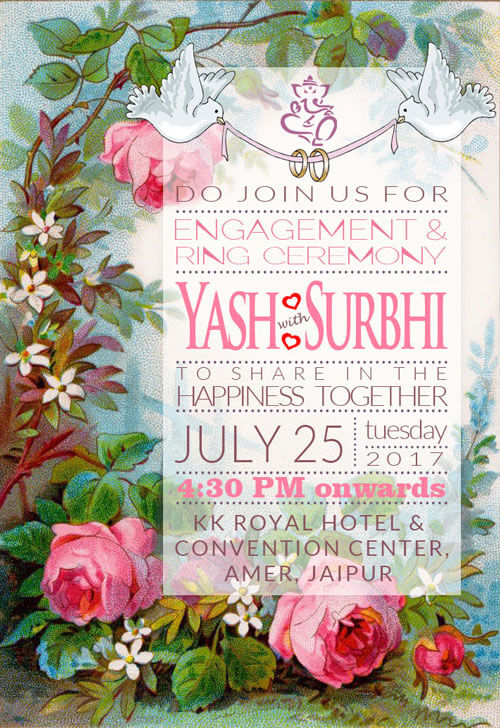 What's App Invitation Design for Personal Wedding