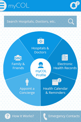 Dashboard - MyCol Mobile App