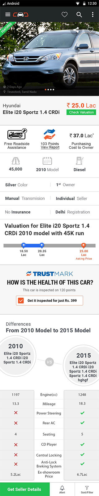 Used Cars Section - CarDekho.com
