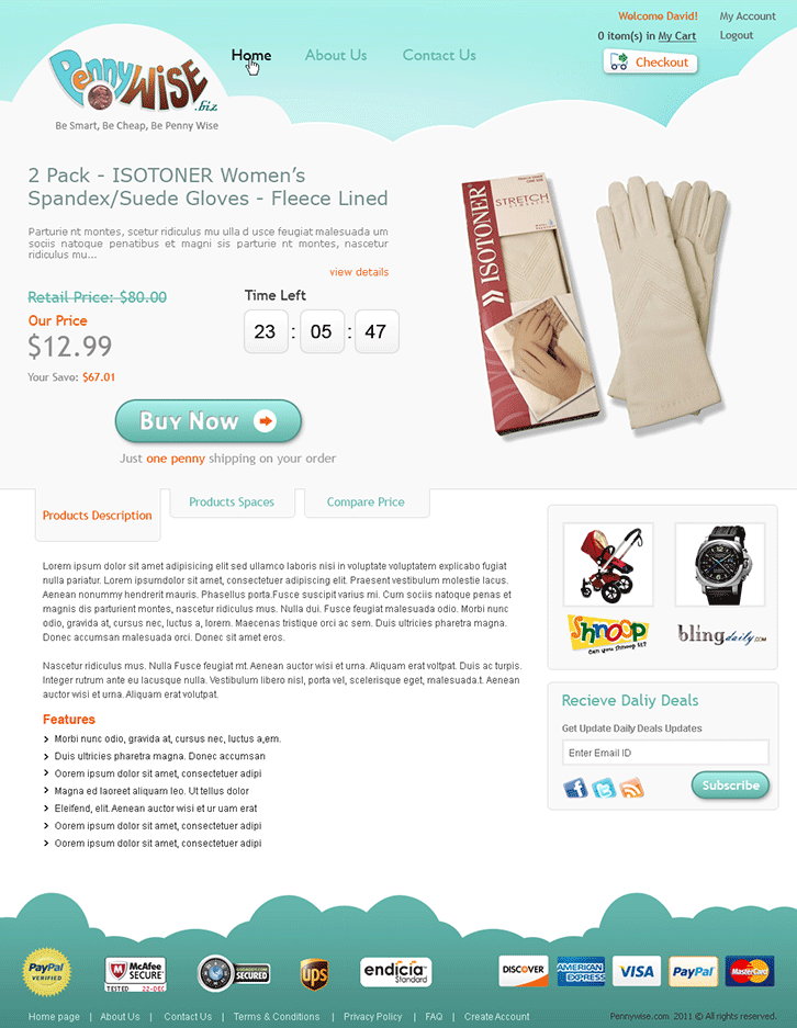 Online Daily Cheap Deals - Pennywise.biz