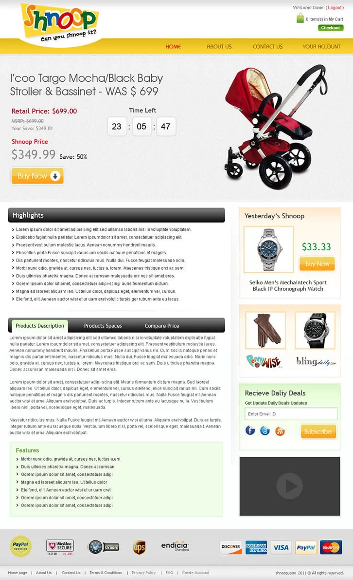 Best Daily Deals - Shnoop.com